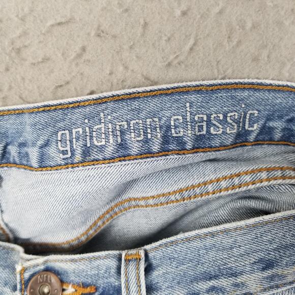 Pittsburgh Steelers Jeans Mens 32x30 Light Wash NFL Football 5 Pocket Pants - Picture 14 of 16